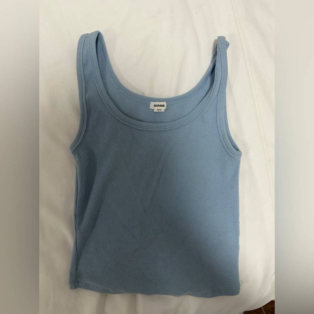 Garage blue top